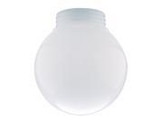 Westinghouse 8545000 3.25 in. White Glass Threaded Neck Globe Pack of 6