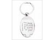 Christian Art Gifts 36573X Key Chain I Know The Plans