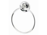 Homewerks 623985 Baypointe Rounded Towel Ring Chrome