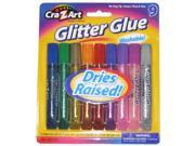 Cra z art Corporation 11300 9 Count Assorted Colors Washable Glitter Glue