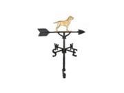 Montague Metal Products WV 260 GB 200 Series 32 In. Gold Lab Weathervane