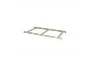 Hallowell HBRL9624PL 96 W x 24 D in. Light Gray Bulk Rack Shelf 14 Gauge Steel