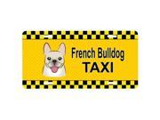 Carolines Treasures BB1362LP French Bulldog Taxi License Plate