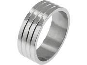 Doma Jewellery SSSSR0217 Stainless Steel Ring Size 7