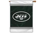 Fremont Die 94639B New York Jets 1 Sided House Banner 28 x 40 in.