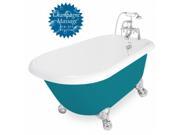 American Bath Factory T040B CH L P Champagne Jester 54 in. Splash Of Color Acrastone Air Bath Tub Small