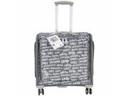 We R Memory Keepers 70965 360 Crafters Rolling Bag 18 in. x 20 in. x 12 in. Charcoal