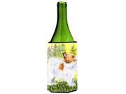 Carolines Treasures SS1029LITERK Papillon Wine bottle sleeve Hugger