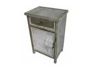 Cheung s FP 3299 One Drawer Dirty Mirror End Table