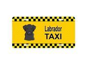 Carolines Treasures BB1359LP Black Labrador Taxi License Plate