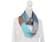 Cathrine Lillywhite GC1532BL Blue Infinity Scarf