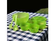 Supreme Housewares 70684 8 Piece Green Chill Salad Bowl Pack of 4