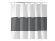 Interdesign 26915 72 x 72 in. Zeno Waterproof Fabric Shower Curtain