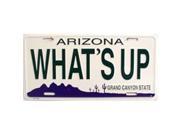Smart Blonde LP 1066A Whats Up Novelty Metal License Plate