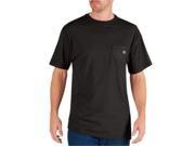 Dickies SS500BK XL Mens DPS Crew T Shirt Black Shirt Extra Large
