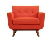 East End Imports EEI 1178 ATO Engage Upholstered Armchair Atomic Red