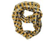 Little Earth Productions 500615 PENS PLD Pittsburgh Penguins Sheer Infinity Scarf Plaid Plaid