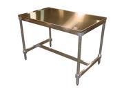 Prairie View AIFT303472 ST Stainless Top Aluminum I Frame Table 34 to 35.5 x 30 x 72 in.