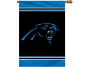 Fremont Die 94628B Carolina Panthers 1 Sided House Banner 28 x 40 in.