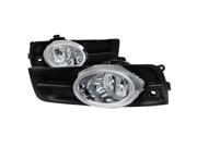 Spec D Tuning LF CRU09COEM V2 DL Clear Fog Lights with Wiring Kit for 11 to 14 Chevrolet Cruze 7 x 15 x 9 in.