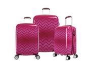 LuggageAmerica TLINE 4001 PK Ri 21 in. Polycarbonate Carry On Spinner With TSA Lock