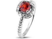 Doma Jewellery SSRZ307GN6 Sterling Silver Ring With Cubic Zirconia Size 6