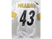 Troy Polamalu Autographed Pittsburgh Steelers Custom Jersey with PSA DNA