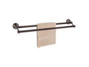 Dynasty Hardware DYN 5016 ORB Brentwood 24 in. Double Towel Bar Oil Rubbed Bronze