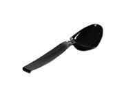 Wna A7SPBL Plastic Spoons Black 9 in.
