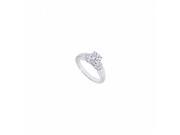 Fine Jewelry Vault UBJS287AW14D Diamond Engagement Ring in 14K White Gold 0.80 CT Diamonds