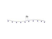 Cal Lighting 954 10 DB BL Ten Light Serpentine Light Dark Bronze Blue