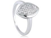 Doma Jewellery MAS09434 Sterling Silver Ring with Micro Set CZ