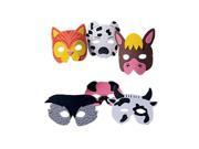 US Toy Company Farm Animal Foam Masks 10 Packs Of 12