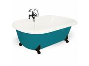 American Bath Factory T081F OB BP Celine 70 in. Bisque Acrastone Bath Tub Large