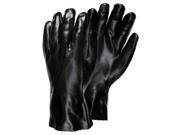 Memphis Glove 127 6524SJ Double Dip Sandy Black PVC 14 in. Industry Standard