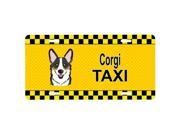 Carolines Treasures BB1379LP Corgi Taxi License Plate