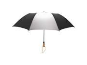 Peerless 2421JH Black White Golf Size Folding Umbrella Black And White