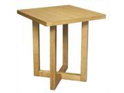 Regency HWSQTE2123MO 21 In. Square Medium Oak Veneer End Table