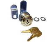 N8060 04G KDM Cam Lock 1.44 in. Cylinder Length Antique Brass