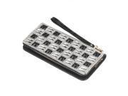 Breezy Couture Checker Glass Wallet