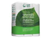 Sev 13738CT 100 Percent Recycled Bathroom Tissue Two Ply White