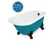 American Bath Factory T041A OB R P DM 7 Champagne Jester 54 in. Splash Of Color Acrastone Tub Drain Old World Bronze Metal Finish Large