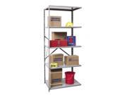 Hallowell A4510 12HG Hallowell Hi Tech Metal Shelving 36 in. W x 12 in. D x 87 in. H