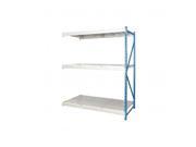 Hallowell HBR603687 3A S PB 60 W x 36 D x 87 H in. Bulk Storage Rack Steel