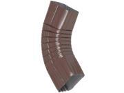 Amerimax Home Products 4526519 3 x 4 in. Brown Aluminum Gutter Side Elbow Style B
