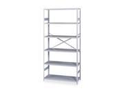 Tennsco Corp. TNNESP61836MGY Commercial Shelving 6 Shelves 36 in. x 18 in. x 75 in. Medium Gray