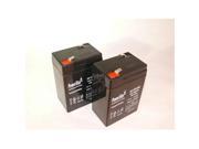 PowerStar AGM5 6 2Pack 6V 5Ah PS 640 PS640F1 UB645 RBC1 Replacement SLA Battery 2 Pack