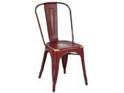 Avenue6OfficeStar BRW29A4 ARD Bristow Armless Chair Antique Red
