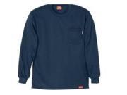 Dickies DFL511KH M Mens Flame Resistant Long Sleeve T Shirt Khaki Shirt Medium