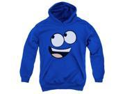 Trevco Fosters Blue Face Youth Pull Over Hoodie Royal Blue Small